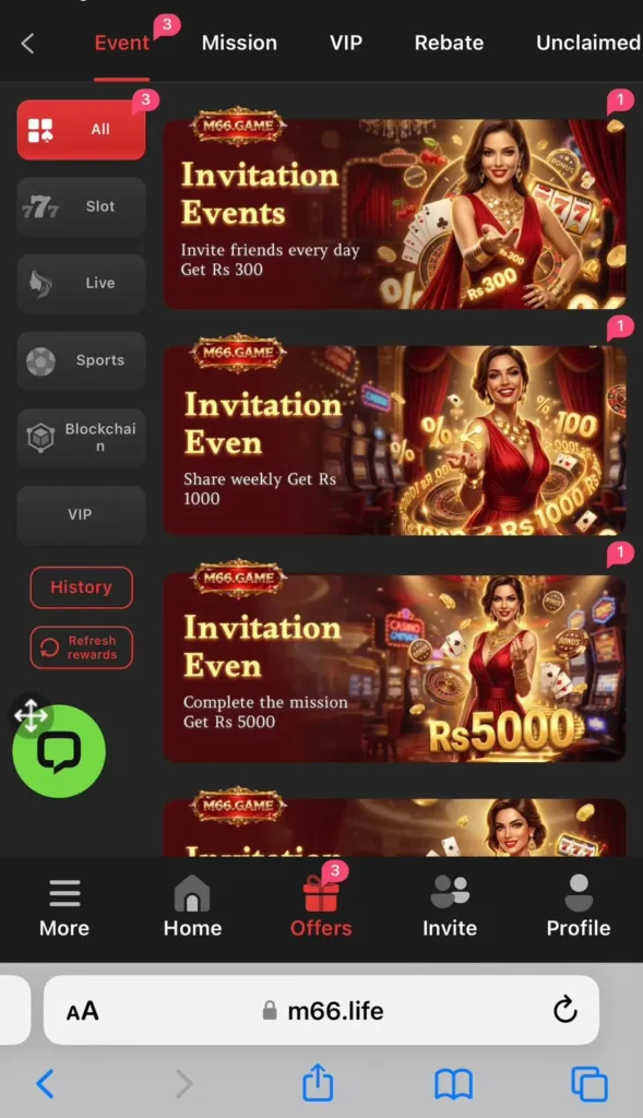 m66 Game New Earning