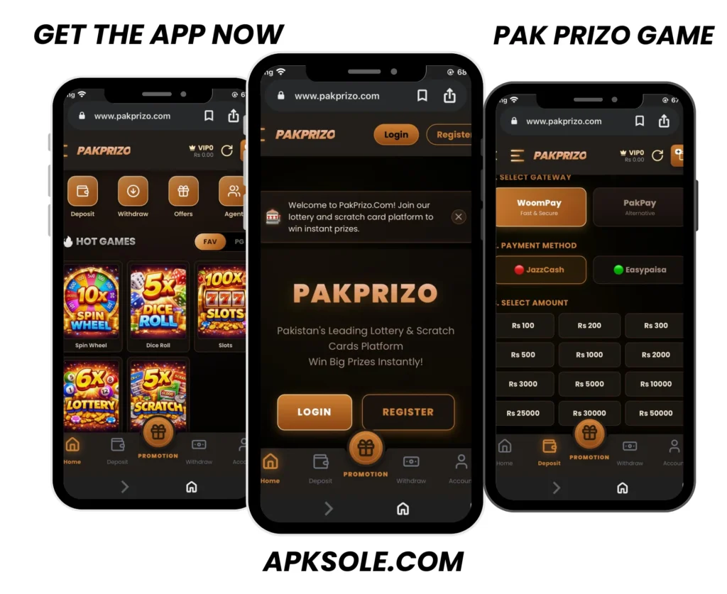 PAK Prizo game Apk Download