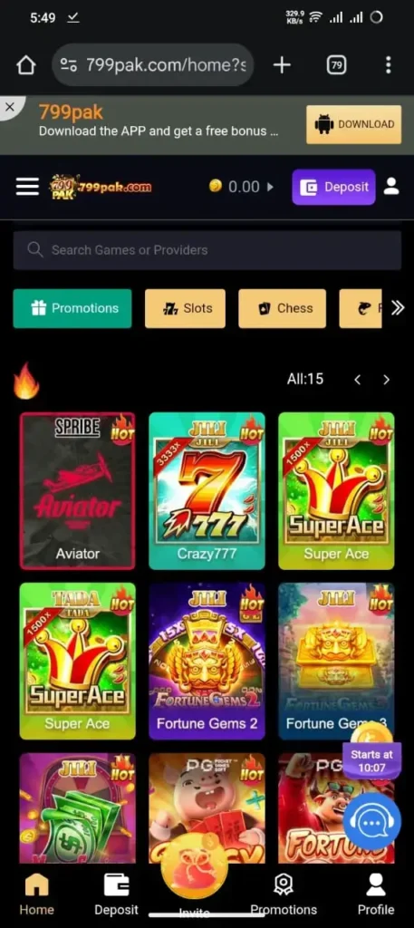 799 PAK Game