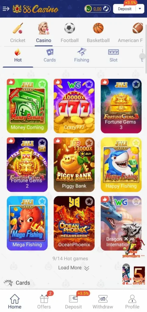 88 Casino Game