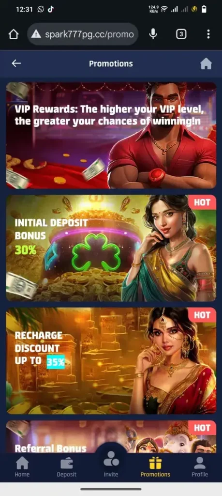 Spark 777 Game