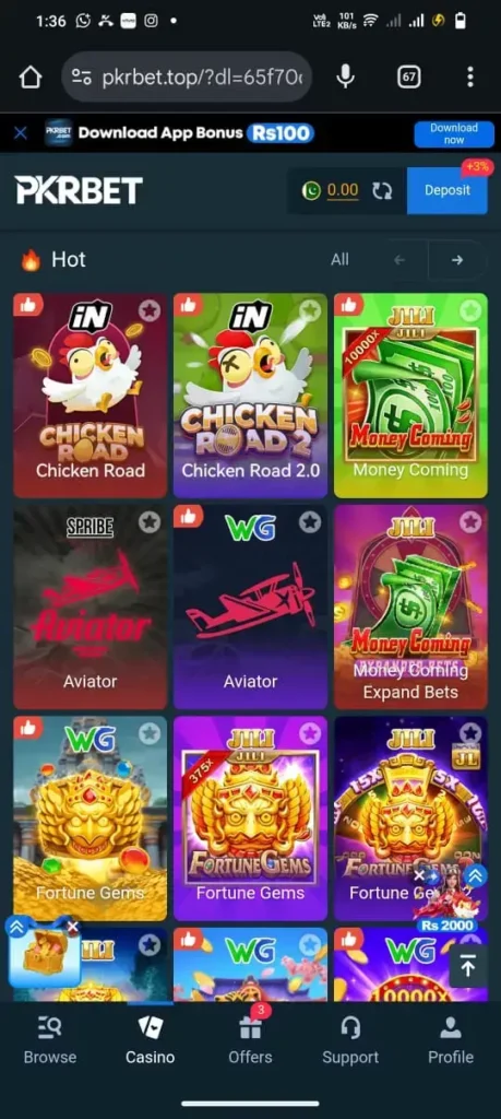 PKRBET Game Download